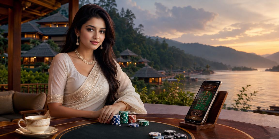 বান্দরবানের সমুদ্র সৈকতে মোবাইলে ক্যাসিনো প্রোমোশন উপভোগ করছেন একজন ব্যবহারকারী