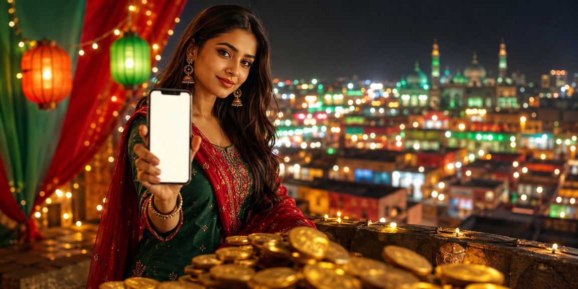 কুমিল্লায় লাল-সবুজ পরিবেশে মোবাইলে ডিপোজিট করছেন একজন ব্যবহারকারী